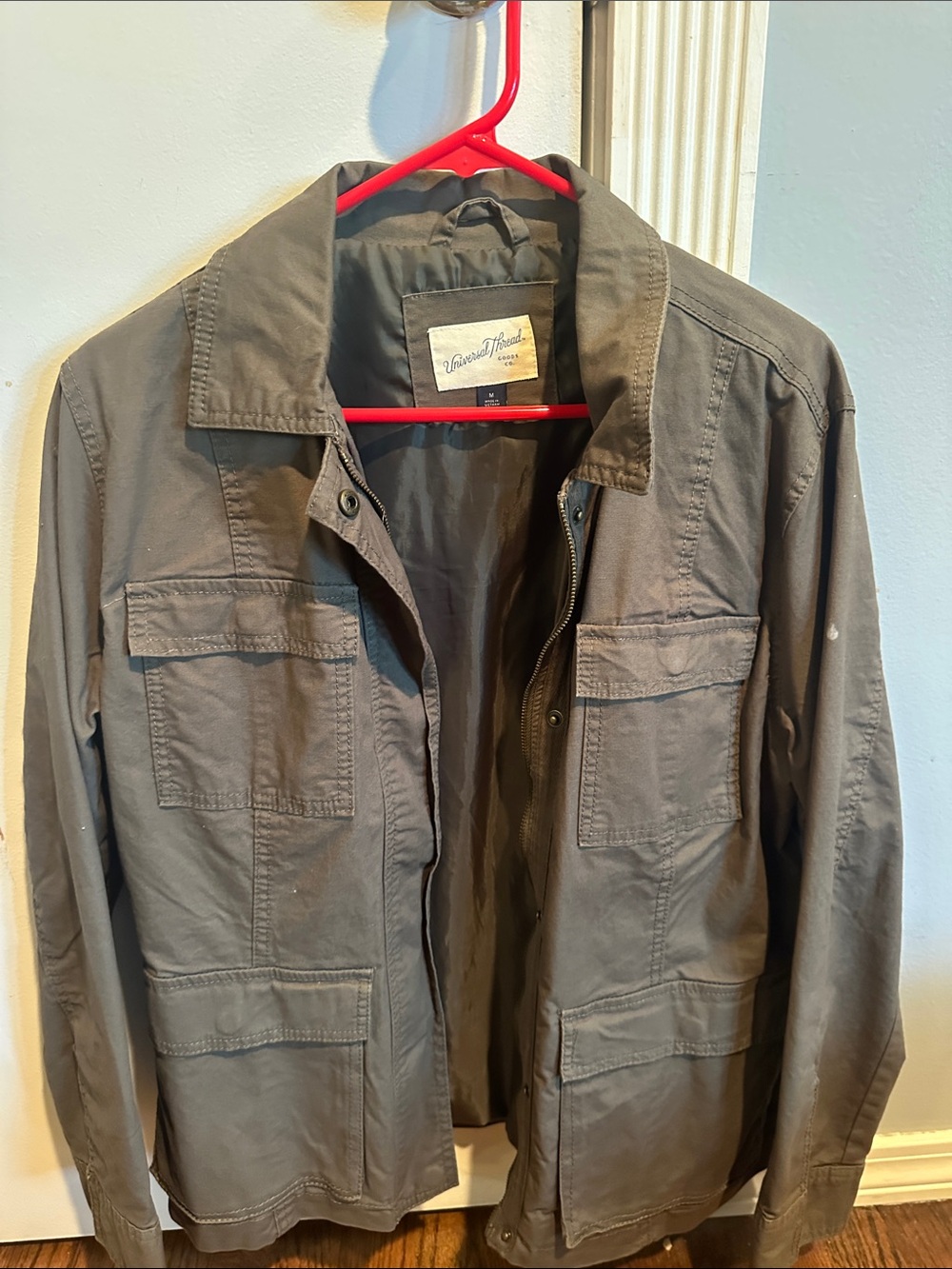 Universal Thread Olive Utility Jacket - Women's Casual Field Blazer